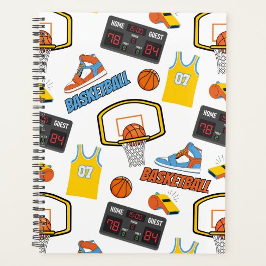 Unique Basketball Planner Journal プランナー手帳 (正面)