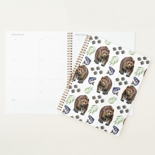 Unique Bear Planner Journal プランナー手帳 (ディスプレー)