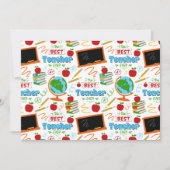 Unique Best Teacher Note Card ノートカード (正面)
