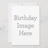 フラット招待状, サイズ: 12.7cm x 17.8cm, ペーパー: シグネチャーマット, 封筒: ホワイト (正面)