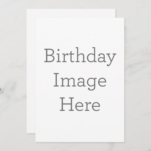 フラット招待状, サイズ: 12.7cm x 17.8cm, ペーパー: シグネチャーマット, 封筒: ホワイト (正面/裏面)