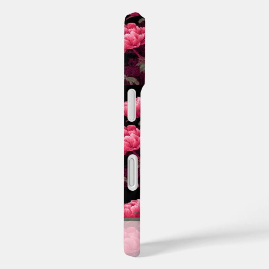 Unique Birthday Party Peony Name Case-Mate iPhoneケース (裏面 / 右)