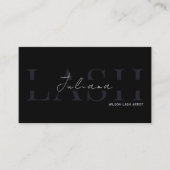 Unique Black And White Beauty Salon 名刺 (正面)