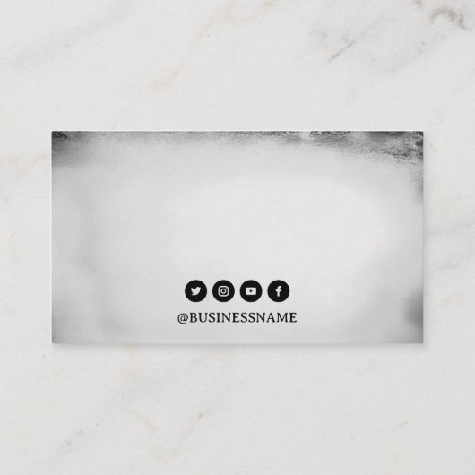 Unique Black & White Roses Tattoo Artist 名刺 (裏面)