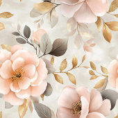 Unique Blush Gold Wedding Paper Plates ペーパープレート