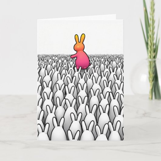 Unique Bunny Art Card カード (正面)