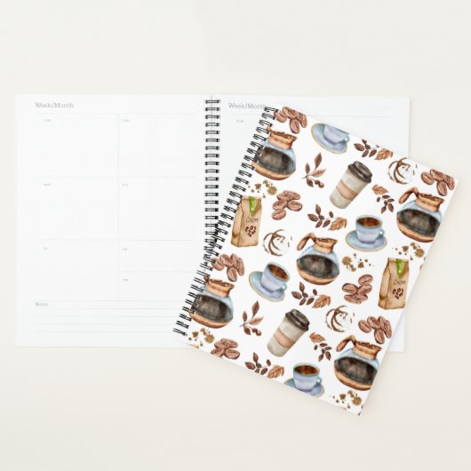 Unique Cappuccino Planner Journal プランナー手帳 (ディスプレー)