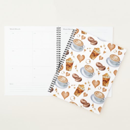 Unique Cappuccino Planner Journal プランナー手帳 (ディスプレー)