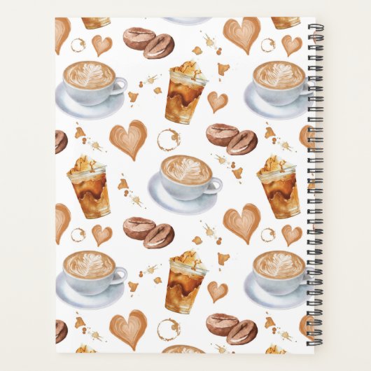 Unique Cappuccino Planner Journal プランナー手帳 (裏面)