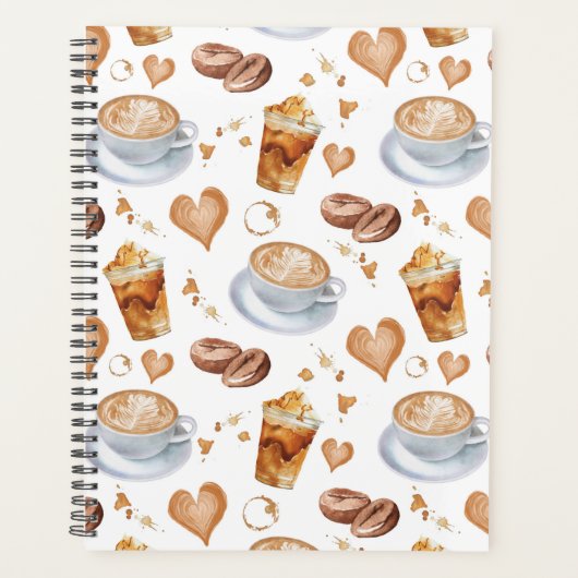 Unique Cappuccino Planner Journal プランナー手帳 (正面)