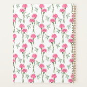 Unique Carnation Floral Planner Journal プランナー手帳 (裏面)