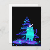 Unique Cat Christmas Cards シーズンカード (正面/裏面)