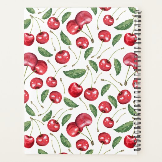 Unique Cherries Planner Journal プランナー手帳 (裏面)