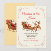 Unique Christmas Invitation Designs – Creativity  招待状 (正面/裏面)