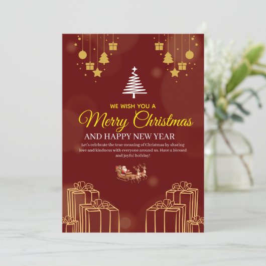 Unique Christmas Invitation Designs – Creativity 招待状 (スタンド正面)