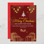 Unique Christmas Invitation Designs – Creativity  招待状 (正面/裏面)