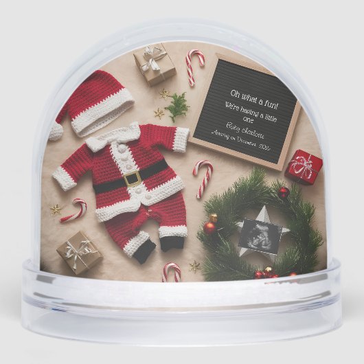 Unique Christmas pregnancy announcement  (正面)