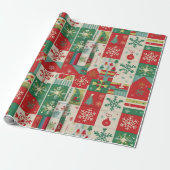 Unique Christmas Wrapping Paper ラッピングペーパー (アンロールド)