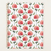 Unique Chrysanthemum Floral Planner Journal プランナー手帳 (正面)