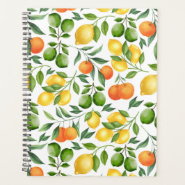 Unique Citrus Fruit Planner Journal プランナー手帳