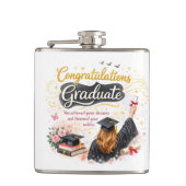 Unique Class of 2026 Graduation Gift Flask フラスク (正面)