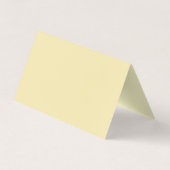 Unique Classic Personalized Custom Jane Cream 名刺 (裏面)