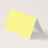 Unique Classical Simple Light Yellow 名刺 (裏面)