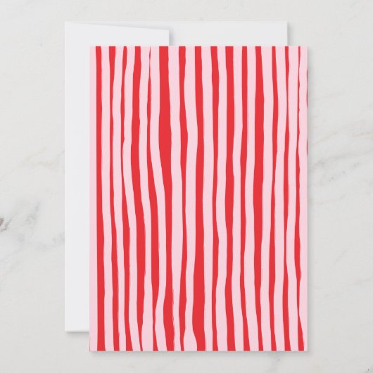 Unique Cocktail Galentine's Day Party Brunch  招待状 (裏面)