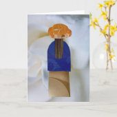 Unique Collage Earth Mama Belle Blank Card カード (黄色い花)