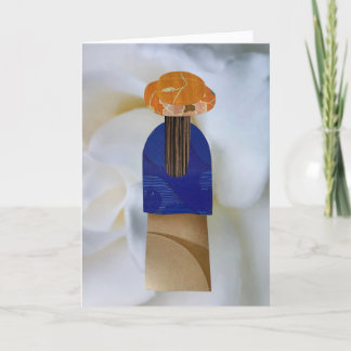 Unique Collage Earth Mama Belle Blank Card カード