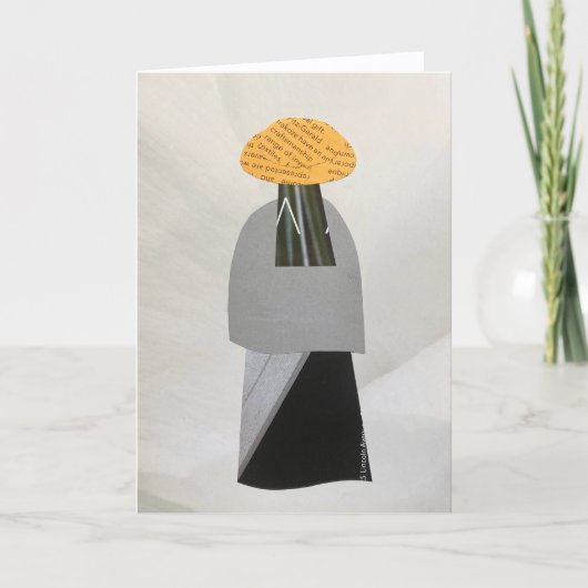 Unique Collage Earth Mama Vee Blank Card カード (正面)