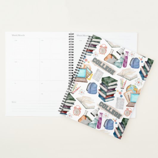 Unique College Planner Journal プランナー手帳 (ディスプレー)
