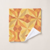 Unique Colorful Triangle Pattern バスタオルセット (ウォッシュタオル)