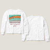 Unique Colorful Triangle Pattern & Quotes (デザイン 正面＆背面)