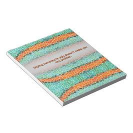 Unique Colorful Triangle Pattern & Quotes ノートパッド