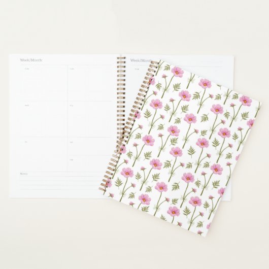 Unique Cosmos Floral Planner Journal プランナー手帳 (ディスプレー)