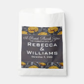 Unique Custom Carnation Flower Seasonal Wedding フェイバーバッグ (正面)