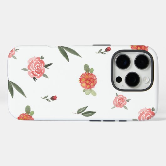 Unique Custom Floral Photo Case-Mate iPhoneケース (裏面 (横))
