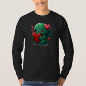 Unique Cute Cthulhu Valentines Day Tシャツ (正面)