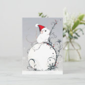 Unique Cute Mouse Christmas Cards シーズンカード (スタンド正面)