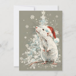 Unique Cute Rat Christmas Cards シーズンカード