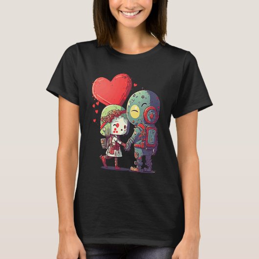 Unique Cute Zombie Valentines Day  1 Tシャツ (正面)