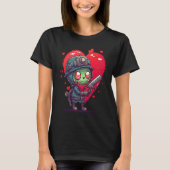 Unique Cute Zombie Valentines Day Tシャツ (正面)