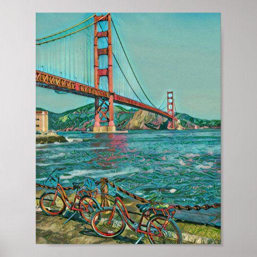 Unique cyclist gifts ポスター (正面)