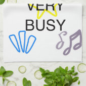 Unique Designs Iam Very Busy  キッチンタオル (折り畳み)