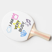 Unique Designs Iam Very Busy 卓球ラケット (横)