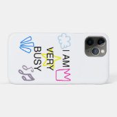 Unique Designs Iam Very Busy Case-Mate iPhoneケース (裏面(横))