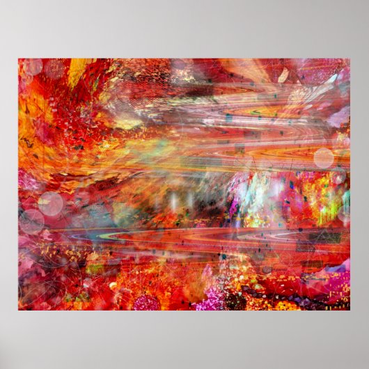 Unique Digital Painting Sci-Fi Fantasy Space Scene ポスター (正面)