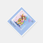 Unique Diwali Holy Cows in Disguise Art スタンダードカクテルナプキン (角)