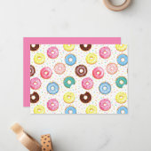Unique Donuts Note Card ノートカード (正面/裏面インサイチュ)